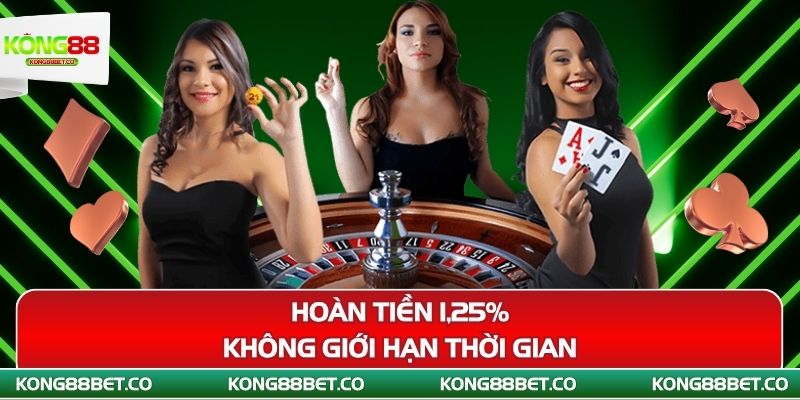 hoan tien 1 25 khong gioi han thoi gian