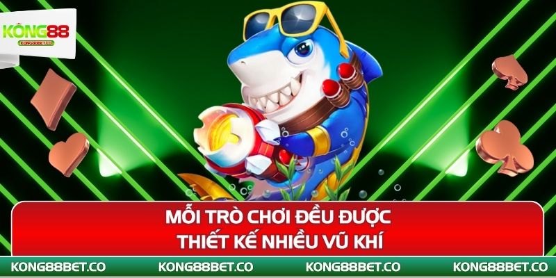 moi tro choi deu duoc thiet ke nhieu vu khi 2